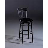 Cottage Counter Stool (Rubbed Black) (39 H x 18.5 W x 19 D) by Hillsdale Furniture