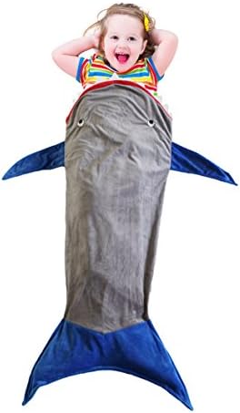 Shark Blanket for Children. sleeping bag for boys and girls by Universe Zen