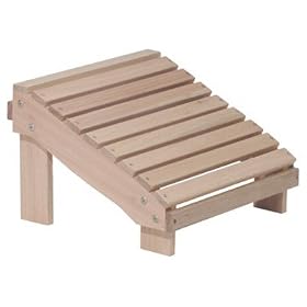 Eucalyptus Adirondack Ottoman by Adirondack Furniture