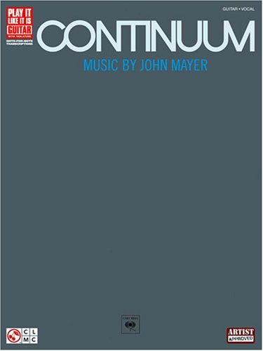 MusicalInstruments: Hal Leonard Continuum Music by John Mayer  Guitar Play It Like It Is 