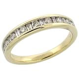 10k Gold 4mm Classic Channel Diamond Ring Band, w/ 0.50 Carat Baguette & Brilliant Cut Diamonds Reviews 41aGDn3JbgL. SL160 10k Gold 4mm Classic Channel Diamond Ring Band, w/ 0.50 Carat Baguette & Brilliant Cut Diamonds Reviews