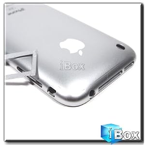 Silver Back Housing Case Cover for iPhone 3G 8GB With tools+Free touch pen