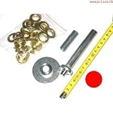 Eigenschaften Easyclick24  / Ösen 12mm + Montagewerkzeug Lochverstärker Locheisen