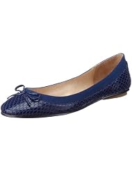 Buffalo London 207-3562 SNAKE PU #80627 PEWTER 12 107879 Damen Ballerinas
