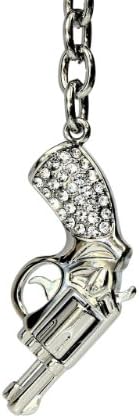 SouthShore Jewels Swarovski Elements Crystal Pistol Keychain