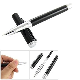 Screw Pump Filler 0.25mm Nib Student Fountain Pen Black: Office Products