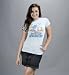 Junk Food California Smurfin' Girly T-Shirt in Light Blue
