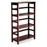 Winsome 92425 Espresso Beechwood SHELF 3-SECT WIDE