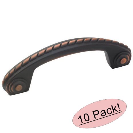 Amerock BP53470-ORB Allison Scroll Pull 3-Inch Centers, Oil Rubbed Bronze - 10 Pack