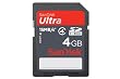 SANDISK SDHC Karte 4GB SecureDigital High Capacity Card Ultra (Original Handelsverpackung)