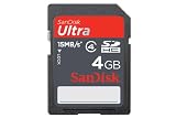 SANDISK SDHC Karte 4GB SecureDigital High Capacity Card Ultra (Original Handelsverpackung)