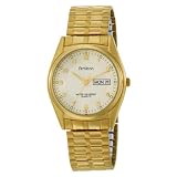 Armitron Mens 201142CHGP Casual Gold-Tone Expa