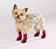 RED - LARGE - High-Top Neoprene Winter Dog Boots