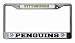 Next time you change lanes, do so with Penguins pride while sporting this Pittsburgh Penguins 
License Plate Frame on your car. Featuring the Pittsburgh Penguins team name and logo in raised 
lettering, this Pittsburgh Penguins License Plate Frame is certain to set you apart in traffic.
