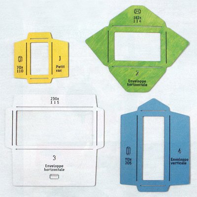 エコフォームセット（4つの封筒型紙）[手作りの封筒を作ろう！]
