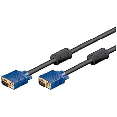 Wentronic 93378 Monitorkabel (15-polig HD Stecker auf 15-polig HD Stecker XGA SVGA) 10m schwarz