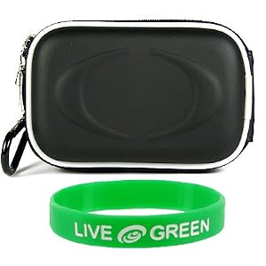 EVA Hard Shell Carrying Case (Black) for Nikon Coolpix S8000 14 MP Digital Camera Black by Young Micro Inc
