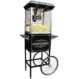 Maxi-MaticEPM-300Elite8-OunceOld-FashionedPopcornPopperMachineTrolley,Black