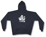 Ganesha Deity Logo Men's Hoodie Sweat Shirt Small thru 4XL