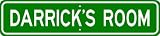 DARRICK ROOM SIGN - Personalized Gift Boy or Girl, Aluminum