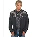 Wild Oats Old Western Cowboy Shirt - (5) Colors -Black, Plum, Brown, Cranberry & Blue