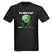 Yellow Nape Amazon T-Shirt Black Parrot Dark T-Shirt by CafePress
