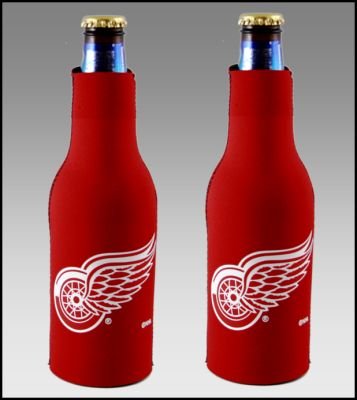 SET 2 DETROIT RED WINGS NHL BOTTLE SUIT KOOZIE COOLERS