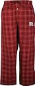 Rutgers Scarlet Knights Division Plaid Woven Pants