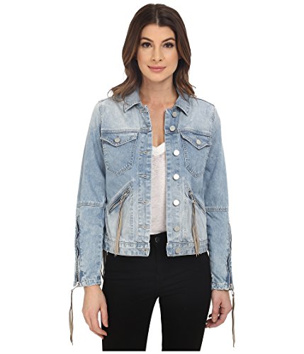 [ブランクニューヨークシティー] Blank NYC レディース Denim Fringe Jacket スーツ [並行輸入品]