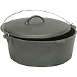 Texsport Cast Iron Dutch Oven without Legs - 20 Quart