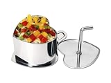 Produkt-Bild: CHG 3370-00 Dessert-/Speiseringset "Herz", 3-teilig / Dessertring 7.5 x 6.5 x 5.5 cm / Stampfer / Heber