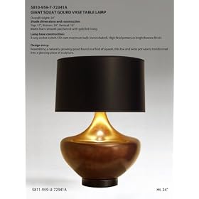 Bronze Stout Jar Table Lamp by Coronet Lighting