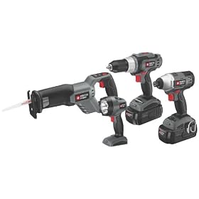 Porter-Cable PC418IDC-2 18-Volt NiCd 4-Tool Combo Kit