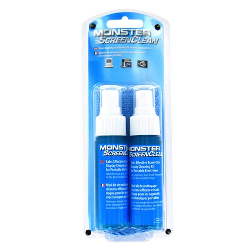Monster Cable Monster ScreenClean Display mit 8 Mini Bildschirmreinigern mit Tuch wei&szlig; Preisvergleich