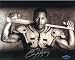 Bo Jackson Autographed/Hand Signed Nike Bat on Shoulders 16X20 Photo Sepia Tone