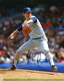Nolan Ryan Autographed / Signed Texas Rangers Baseball 8x10 Photo