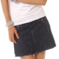 Damenrock Damen Jeansrock im Used Look Gr. 34/XS 36/S 38/M 40/L Neu