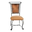Milan Dining Chairs - Copper Color/ Metal (Set of 2)