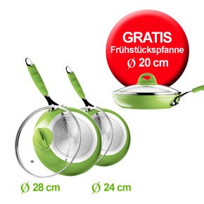 Biolux Kerama 5tlg. Pfannenset - die ORIGINAL 