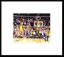 Kobe Bryant - '04 Finals - 3 point shot, rear view ©Photofile Framed Art Poster Print, 15x13