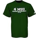 Adidas Michigan State Spartans Green University T-shirt