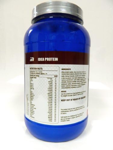 IDEA NUTRITION WHEY PROTEIN ISOLATE, 2 LBS PURE WHEY ISOLATE, STRAWBERRY