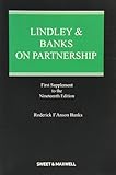 Lindley & Banks on partnership : first cumulative supplement to the nineteeth edition