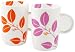 Fronds Set of Two Fine Bone China 350ml Mugs