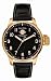 Nautica A15593G Gents Polished Rose Gold Case/ Black Dial/ Date/ Black Croco Strap