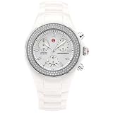 Michele Tahitian Ceramic White Diamond 36mm Ladies Watch MWW12B000001 by Michele