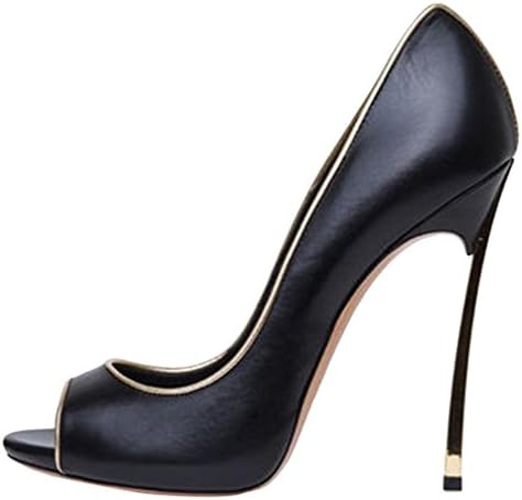 AiSNM Women's Point Toe Sheepskin Thin-heel Shoes