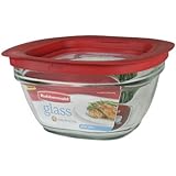 Rubbermaid Easy Find Lid Glass Food Storage Container, 4 cup (2856004)