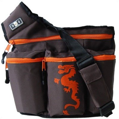 Diaper Dude Dragon Diaper Bag - Brown