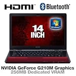 Sony VAIO VPC-CW13FX/R 14-Inch Red Laptop (Windows 7 Home Premium)